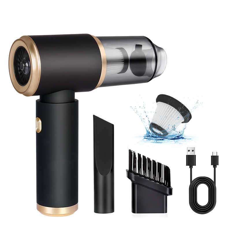 Portable Mini Wireless Car Vacuum & Mop with Light
