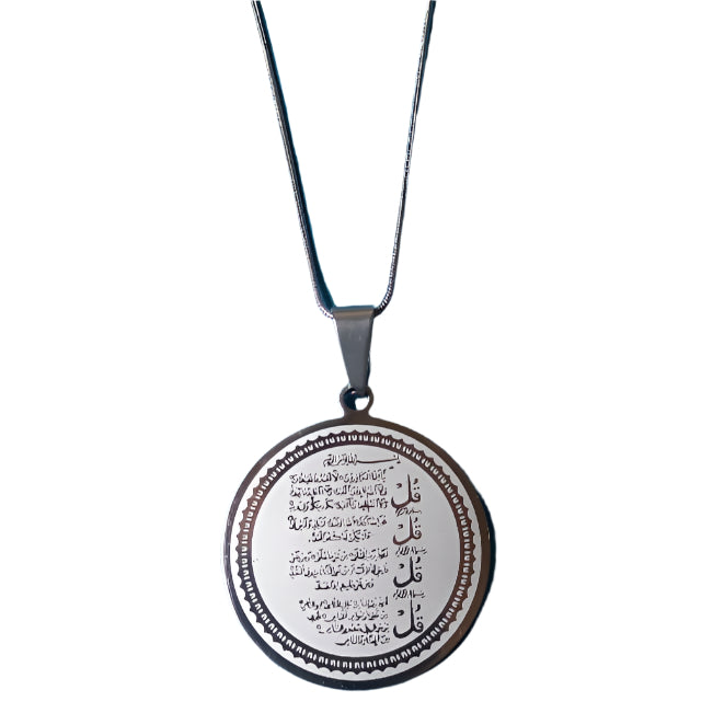 Double Sided Pendant Fine Fashion Jewelry Necklace Muslims for Men Man