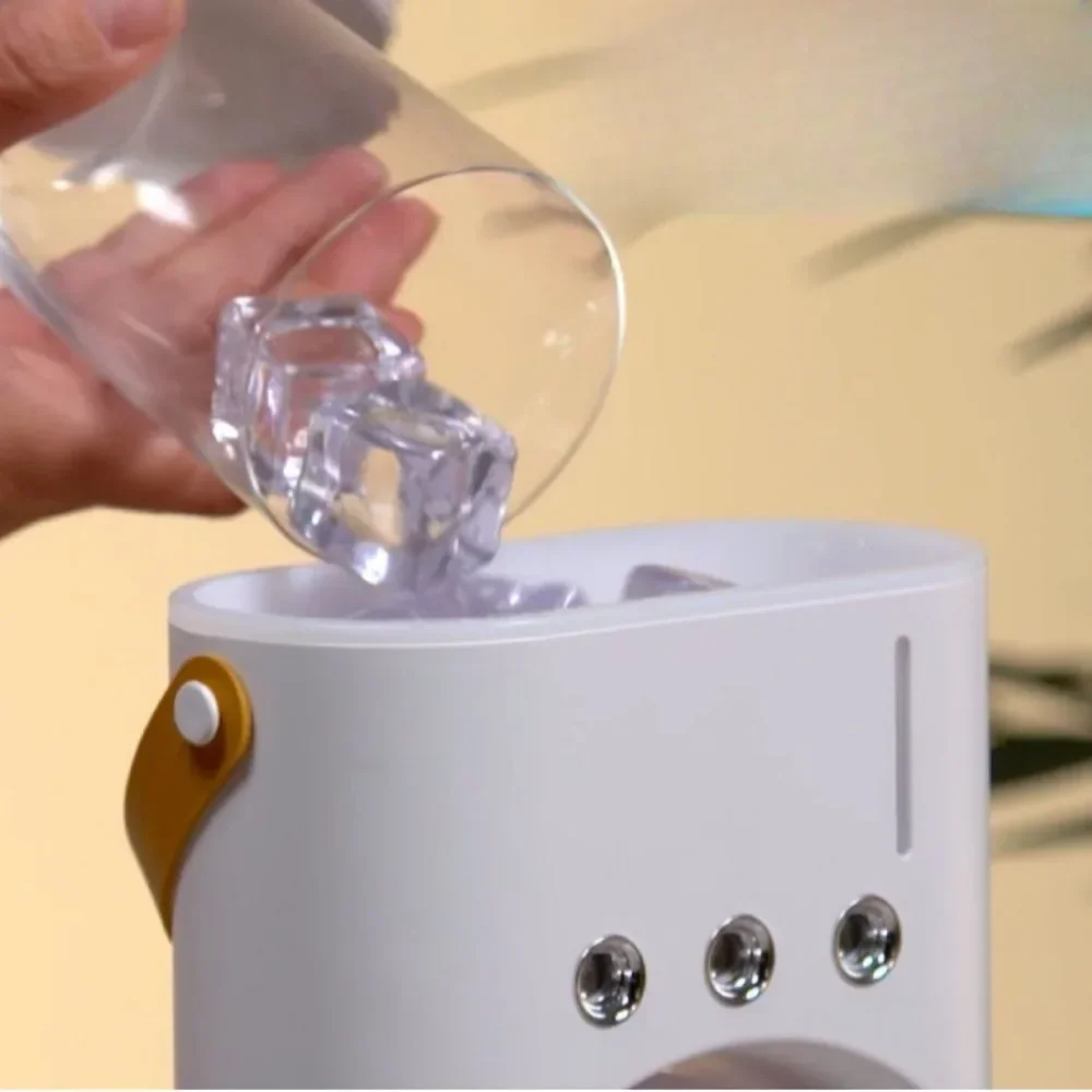 Dual-fan air Cooler Double-head Three-hole Ice Mist