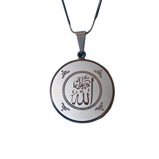 Double Sided Pendant Fine Fashion Jewelry Necklace Muslims for Men Man